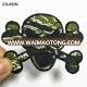 Custom wholesale hook and loop backing military embroiderypatch for military uniform